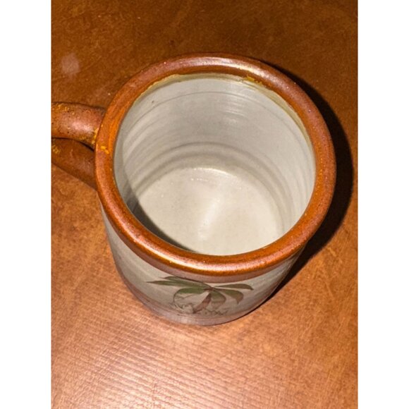 Handcrafted Mazatlan Ceramic Mug With Dolphin & Palm Tree Design - Picture 4 of 6